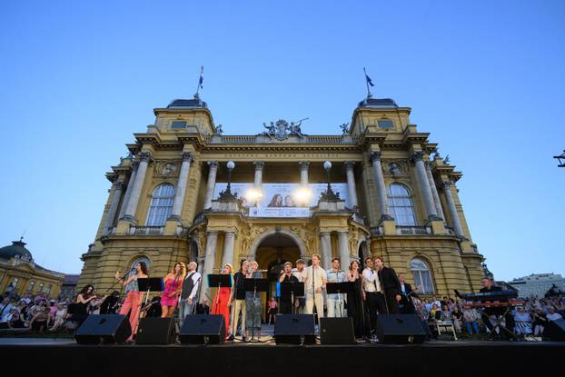 Zagreb: HNK završio kazališnu sezonu koncertom "Devedesete – godine koje pamtimo"