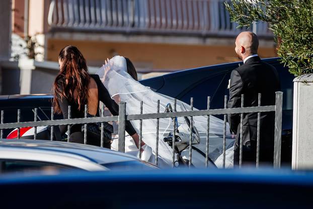 Split: Vjenčanje Hajdukovog nogometaša Anthonyja Kalika i Ivone Glavaš