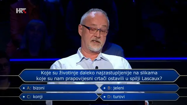 Splićanin je otvorio 14. pitanje, a presudili su mu spiljski crteži