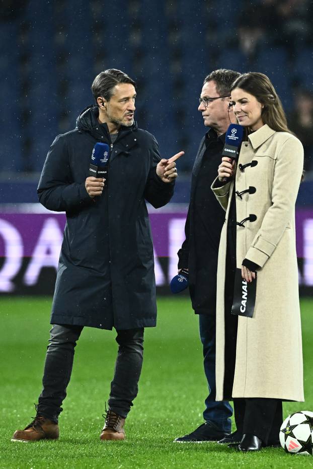 Susret Salzburga i Dinama u Ligi prvaka, Niko Kovač i Dario Šimić prije početka utakmice kao komentatori 