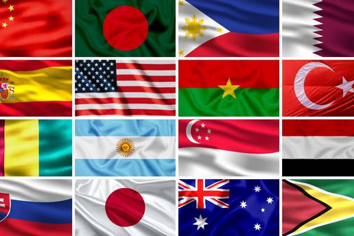 KVIZ Da vas vidimo, majstorice i majstori: Tko mo&zcaron;e prepoznati sve ove zastave? Ne&cacute;e biti lako