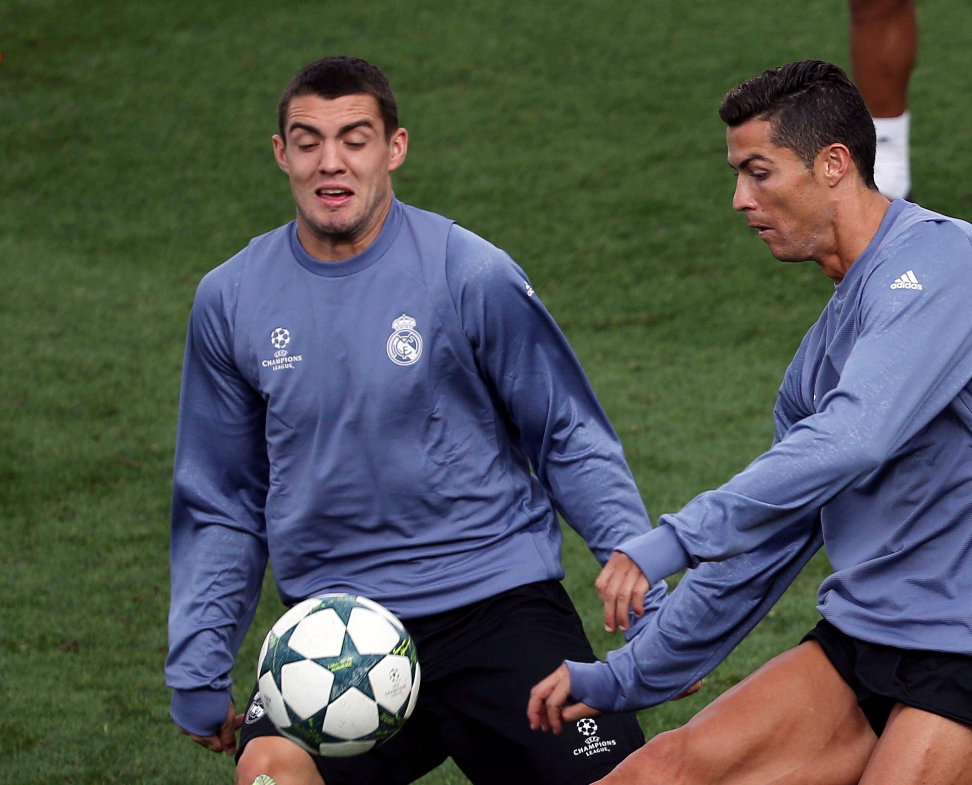 Football Soccer - Real Madrid training - Champions League