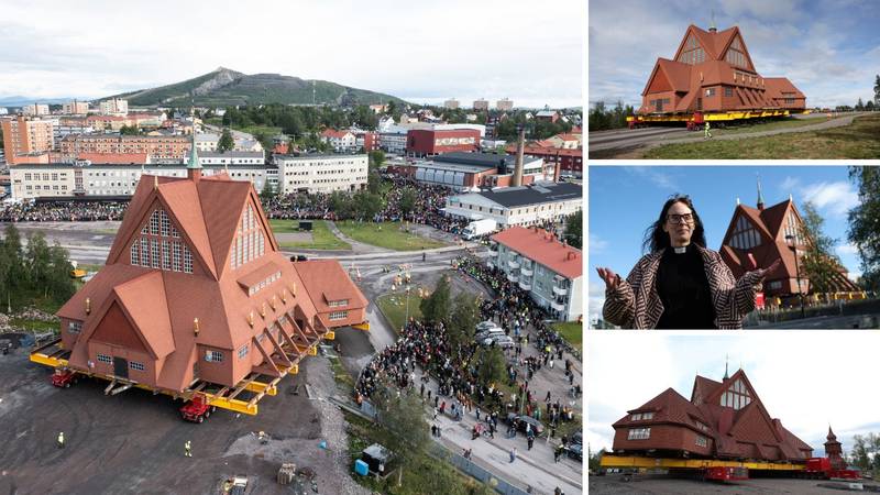 FOTO Ovo morate vidjeti!  U Švedskoj premještaju crkvu od 672 tone. Ide na put od 5 km...
