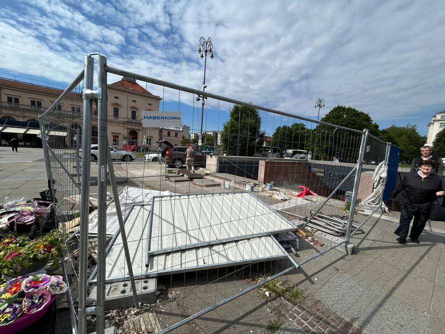 FOTO Je li moguće? Jedan radnik betonira oko stuba od 800.000 € na koje se čeka već 2 godine!