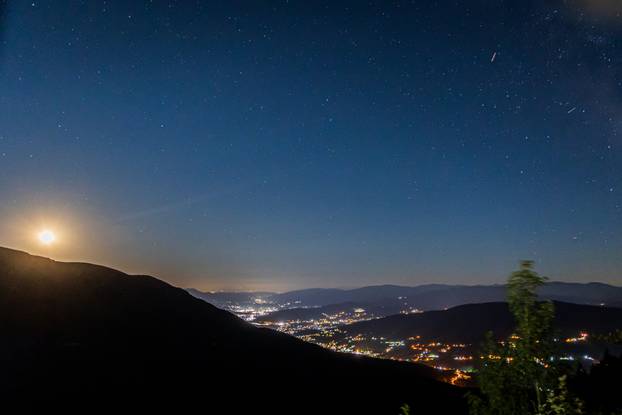 Pogled na Travnik i okolicu sa planine Vlašić
