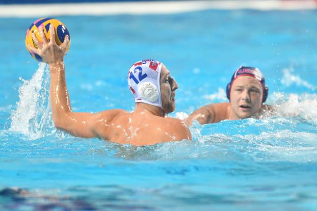 Sibenik: Prijateljska vaterpolo utakmica Hrvatska - SAD