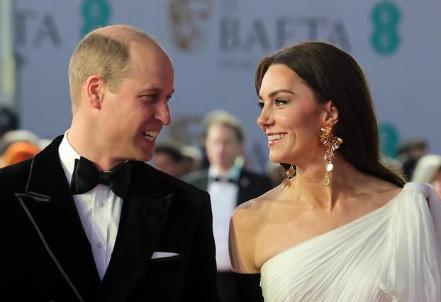 Princ William i Kate Middleton na 76. dodjeli filmskih nagrada Britanske akademije