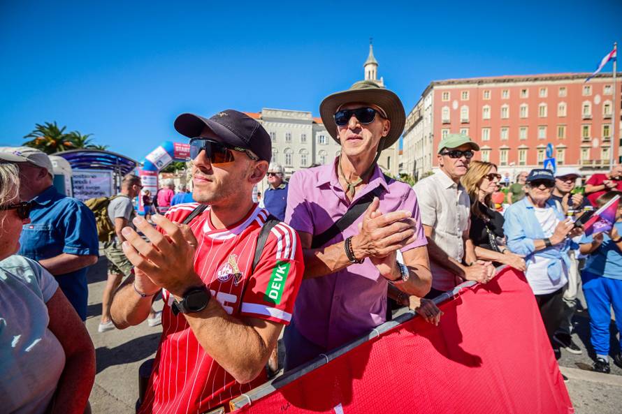 Split: Start biciklističke utrke CRO Race na splitskoj rivi