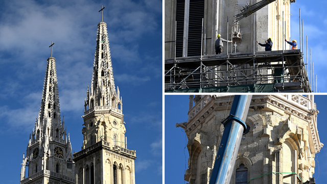 FOTO Pogledajte kako katedrala u Zagrebu izgleda bez skela