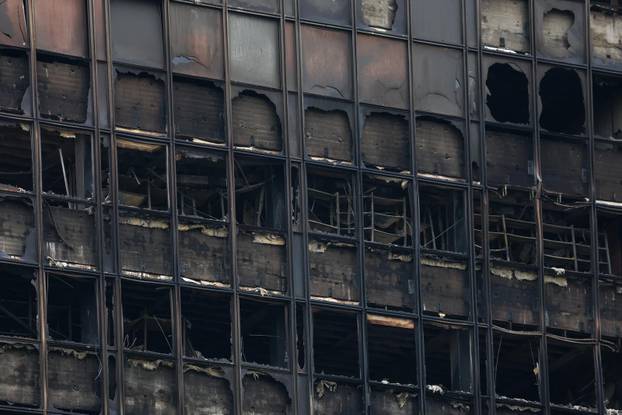 Zagreb: Vjesnikov neboder tjedan nakon požara, očevid je u tijeku