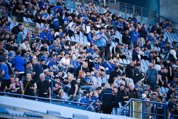 Zagreb: Navijači na utakmici 32. kola Prve HNL, GNK Dinamo i NK Varaždin