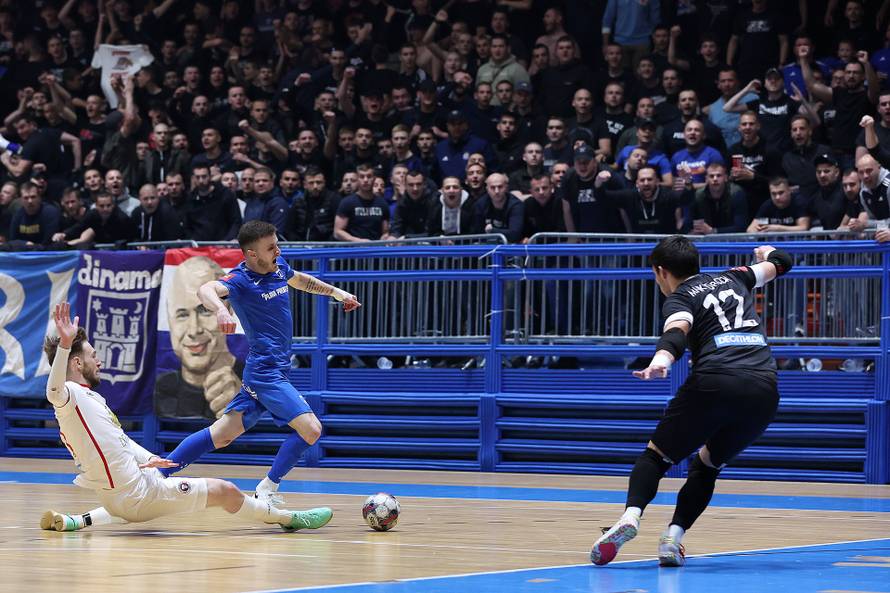 Zagreb:  1. HMNL, četvrtfinale, treća utakmica, MNK Futsal Dinamo - MNK Torcida