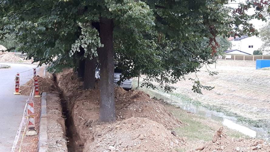 Htio da mu automobil bude u hladu pa sad čeka kraj radova