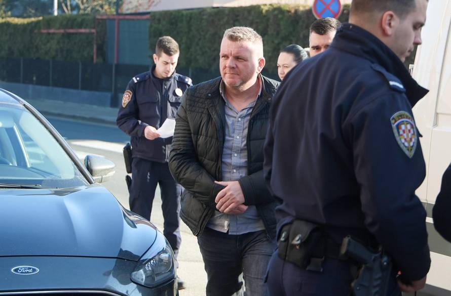 24SATA Velika Gorica: Daniel Šeničnjak u pratnji policije dolazi na Županijski sud