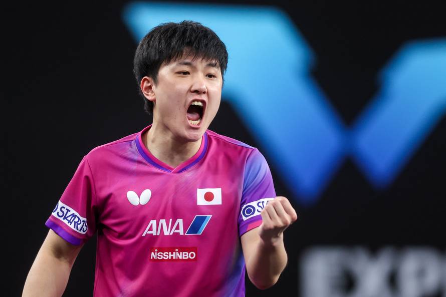 WTT Contender Zagreb 2025., finale muški, Tomokazu Harimoto, Japan - Chen Yuanyu, Kina.