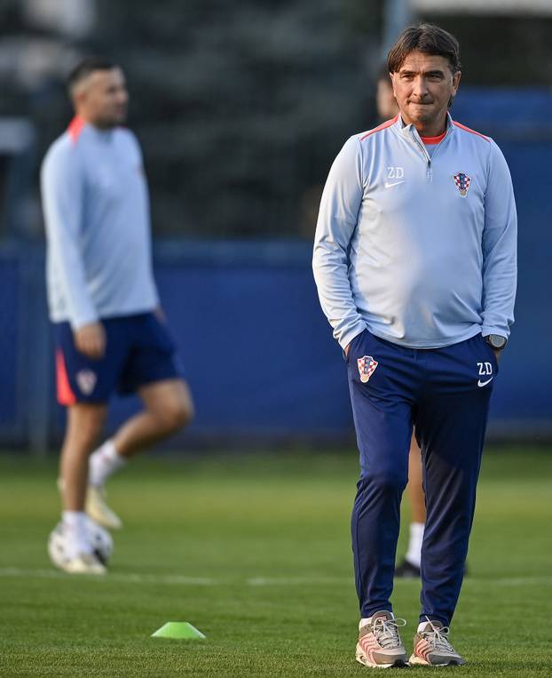 Zagreb: Trening nogometaša hrvatske nogometne reprezetacije