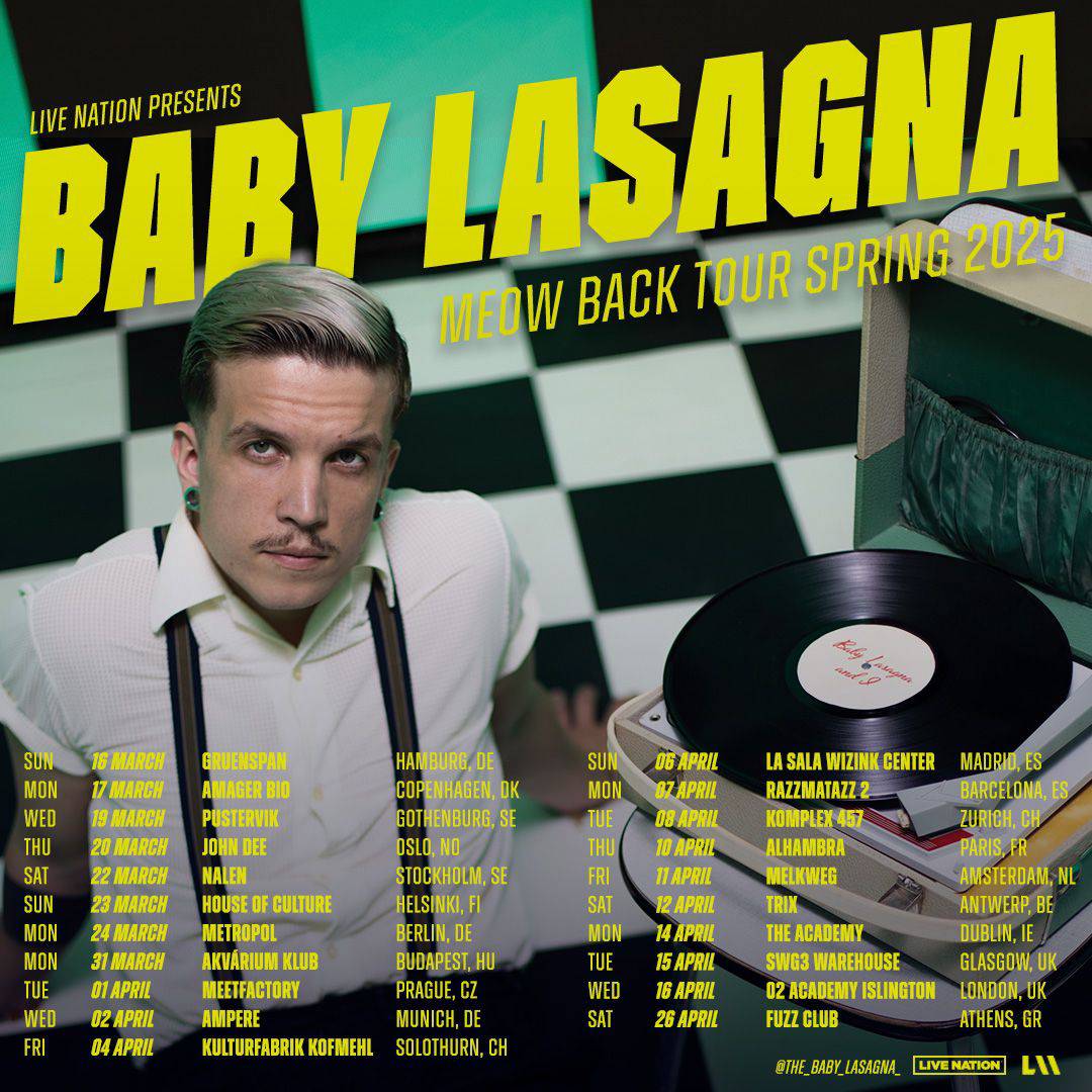 Još jedan uspjeh! Baby Lasagna najavio veliku turneju: Imat će čak 21 koncert u 16 država