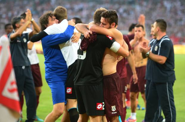 Stuttgart: Slavlje igra?a Rijeke nakon ulaska u Europsku ligu