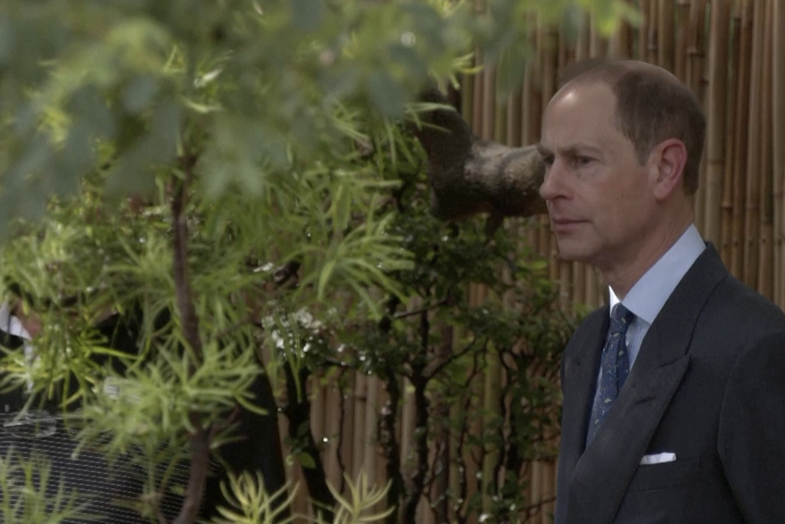 Princ Edward posjećuje Nacionalni botanički vrt