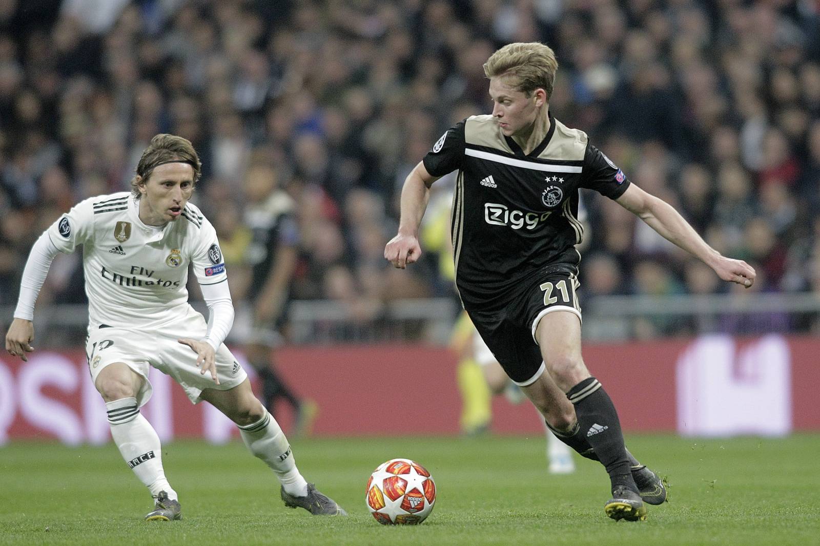 REAL MADRID v AFC AJAX. UEFA CHAMPIONS LEAGUE. 2018/2019. ROUND OF 16. SECOND-LEG