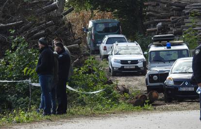 Policija osigurava šumu gdje je navodno pronađen zakopani leš