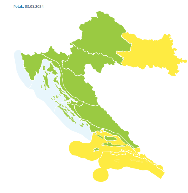 Grmljavinsko nevrijeme udarit će Hrvatsku! Sigurne samo dvije regije. Nestabilno i sutra...