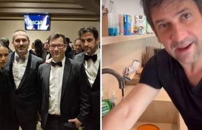 Naša oskarovska ekipa u ludilu pred dodjelu: Neki se šminkaju, Bogdan pere suđe, Nebojša jede