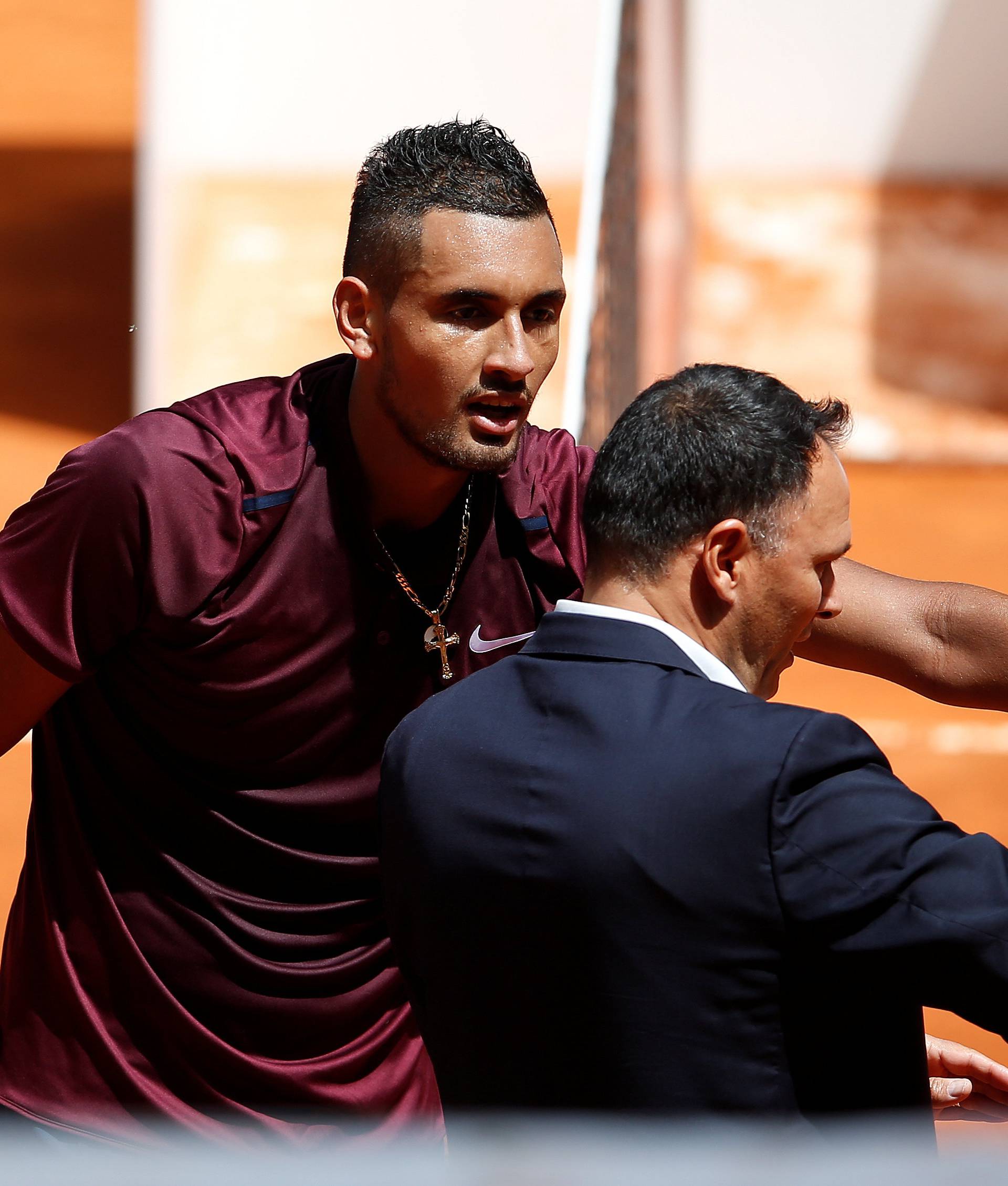 Tennis - Madrid Open - Stan Wawrinka of Switzerland v Nick Kyrgios of Australia