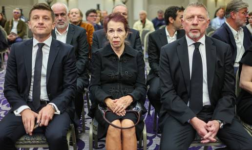 FOTO  Potreseni Boris Becker, Rade Šerbedžija i teniski asovi u Zagrebu ispratili Nikolu Pilića
