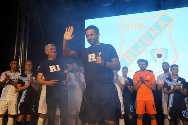 Rijeka: Predstavljanje novih dresova nogometa&scaron;a Rijeke