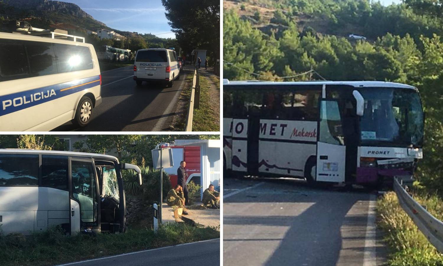 Sudarila se dva busa i auto, 14 ozlijeđenih, žena je preminula...