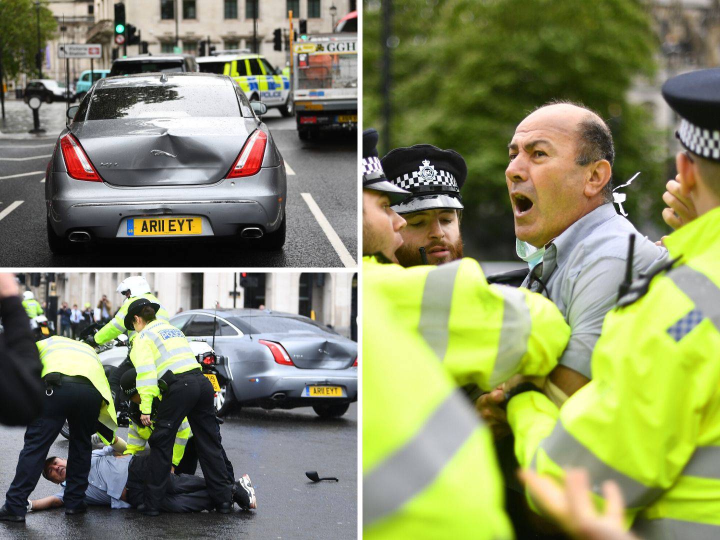 Mala drama u Londonu: Kurdski prosvjednik se kod Parlamenta zaletio u auto Borisa Johnsona