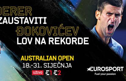 Pratite Australian Open uživo ekskluzivno na Eurosportu