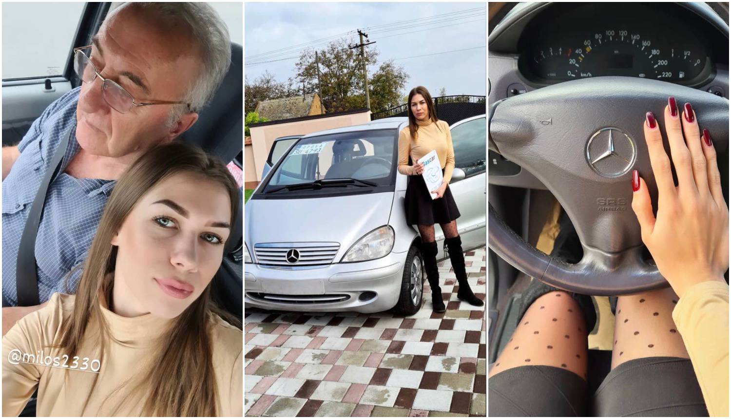 Novi 'mlađi' dečko i novi auto: Milijana sad juri Mercedesom