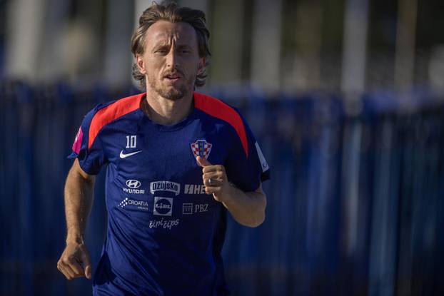 Zagreb: Trening hrvatske nogometne reprezentacije