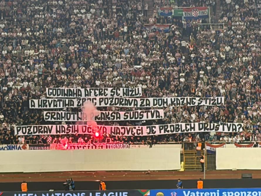 Dalija o transparentu na Poljudu: Ustaše nisu očevi našoj domovini. Naši su antifašisti
