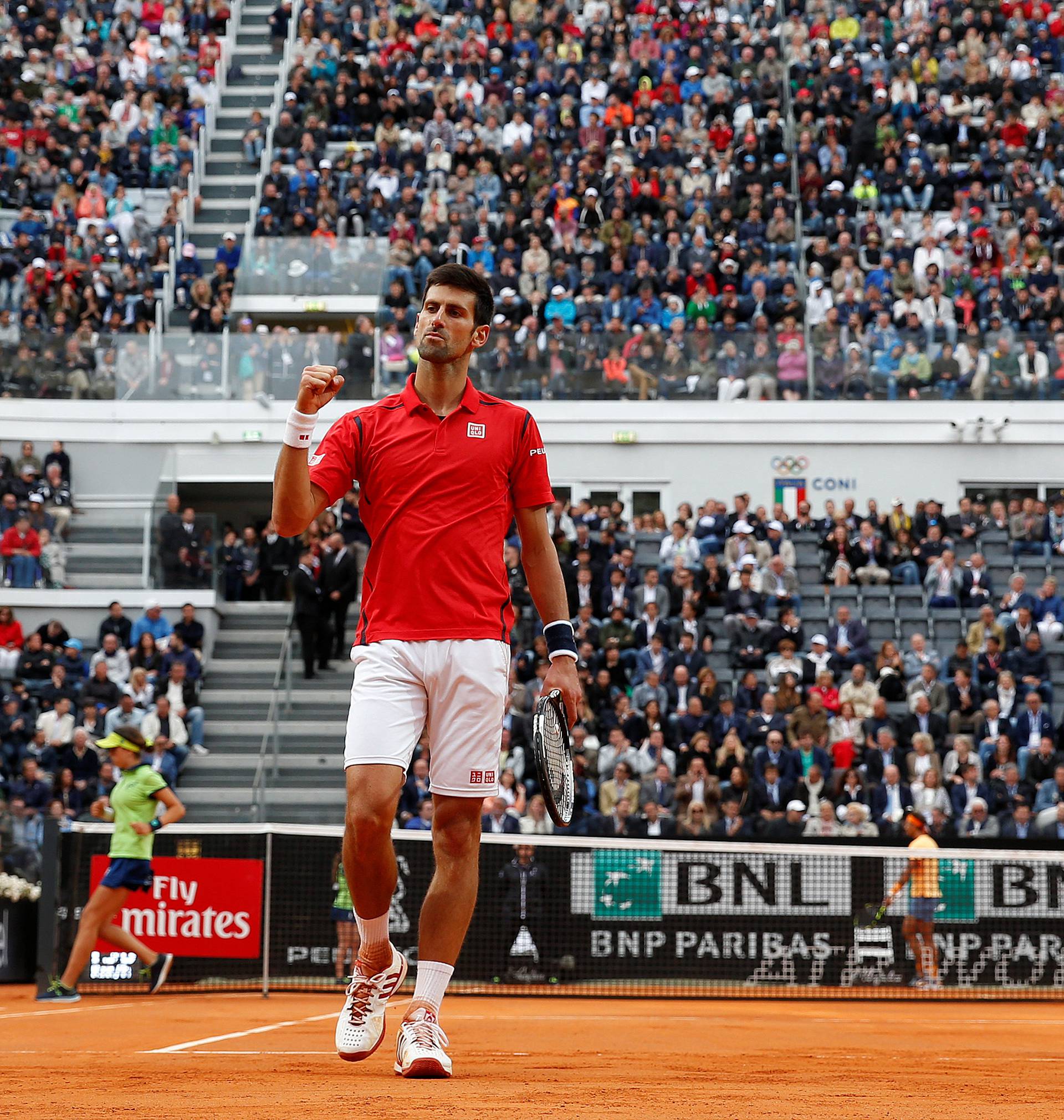 Tennis - Italy Open Men's Singles Quarterfinal match - Novak Djokovic of Serbia v Rafael Nadal of Spain - Rome, Italy 