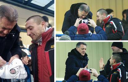 Samo ljubav: Mamić u Osijeku potpisao kapu s grbom Hajduka