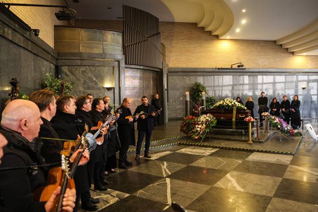 Zagreb: Sprovod glazbenika Ćire Gašparca