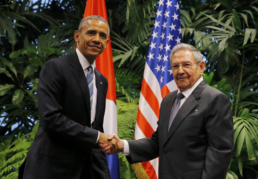Raul Castro dočekao je Obamu u Palači revolucije u Havani