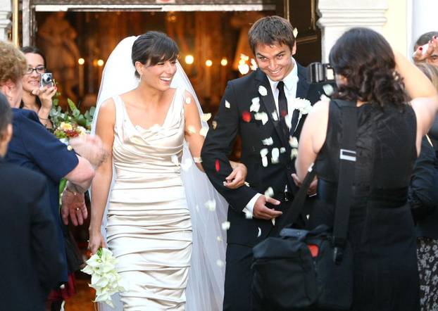 ARHIVA - 2008. Zagreb: Vjen?anje Nike Kranj?ara i Simone Fistri? u Crkvi sv. Ivana Krstitelja