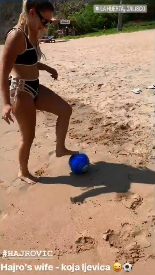 Hajro naučio Leylu nogometne trikove pa se ona hvali na plaži