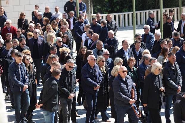 Split: Posljednji ispraćaj oca Igora Tudora