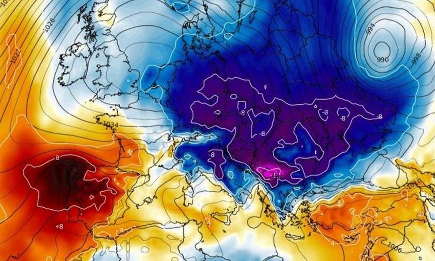 Ekstrem: Temperatura u svega 12 sati pada za 18 stupnjeva!