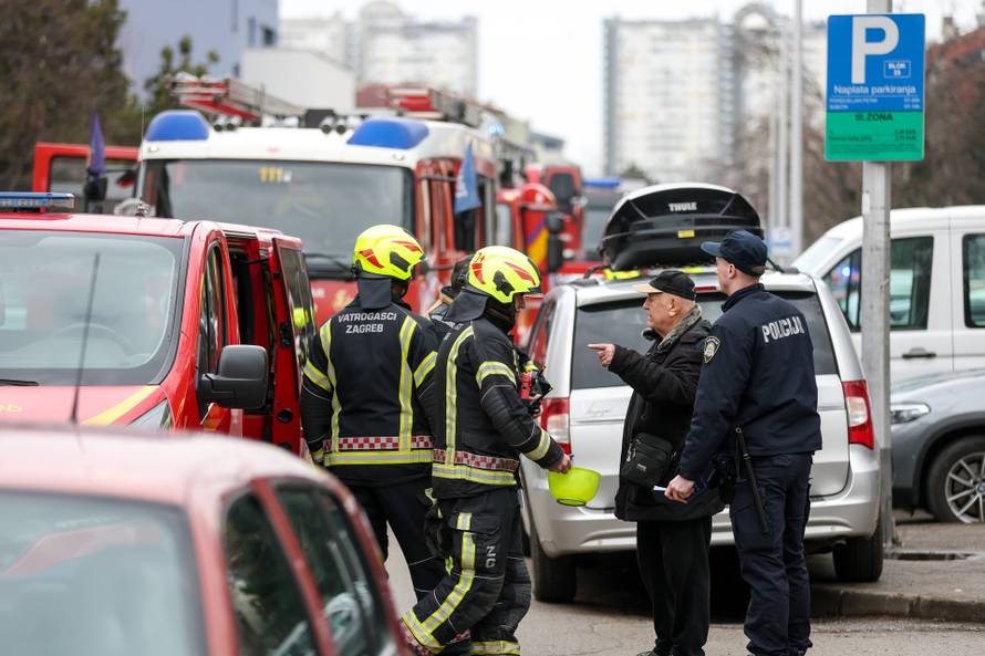 Zagreb: Požar u Ulici Hrvoja Macanovića, tri osobe ozlijeđene