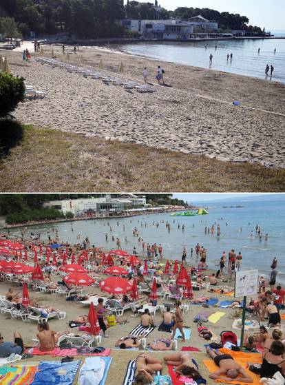 Kako su izgledale plaže dok nije bilo korone i kako izgledaju sad