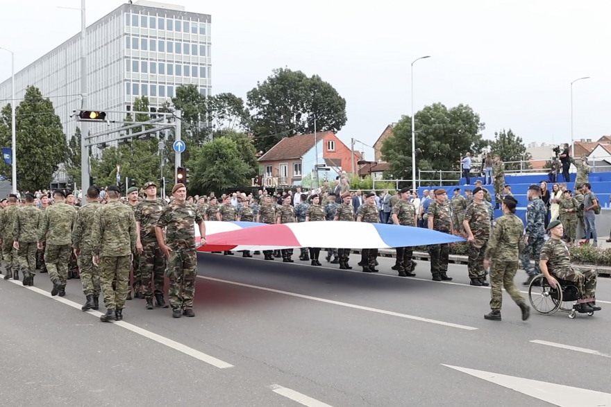 Zagreb: Generalna proba svečanog vojnog mimohoda