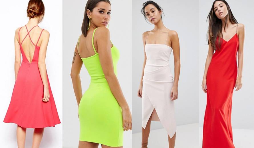 Spaghetti haljina s tankim naramenicama ljetni je spas