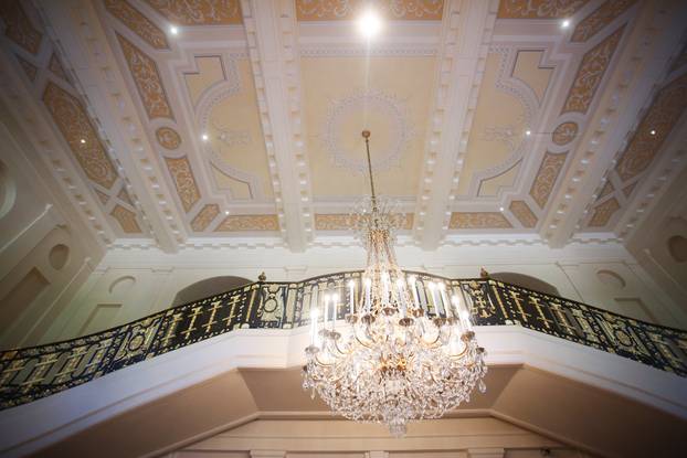 Zagreb: Prostorija u Kulmerovim dvorima gdje je predstavljena nova komedija Vinka Brešana