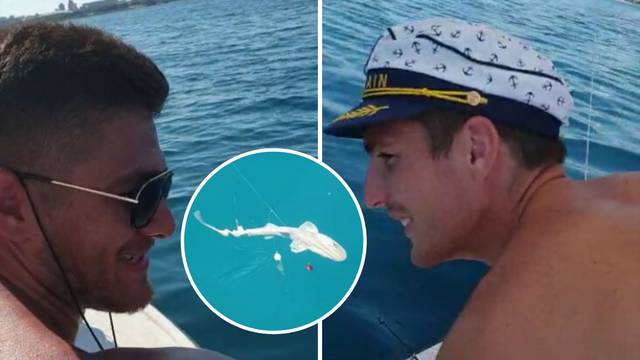 Baby shark kod Splita: Hrvatski rukometaši ulovili morskog psa